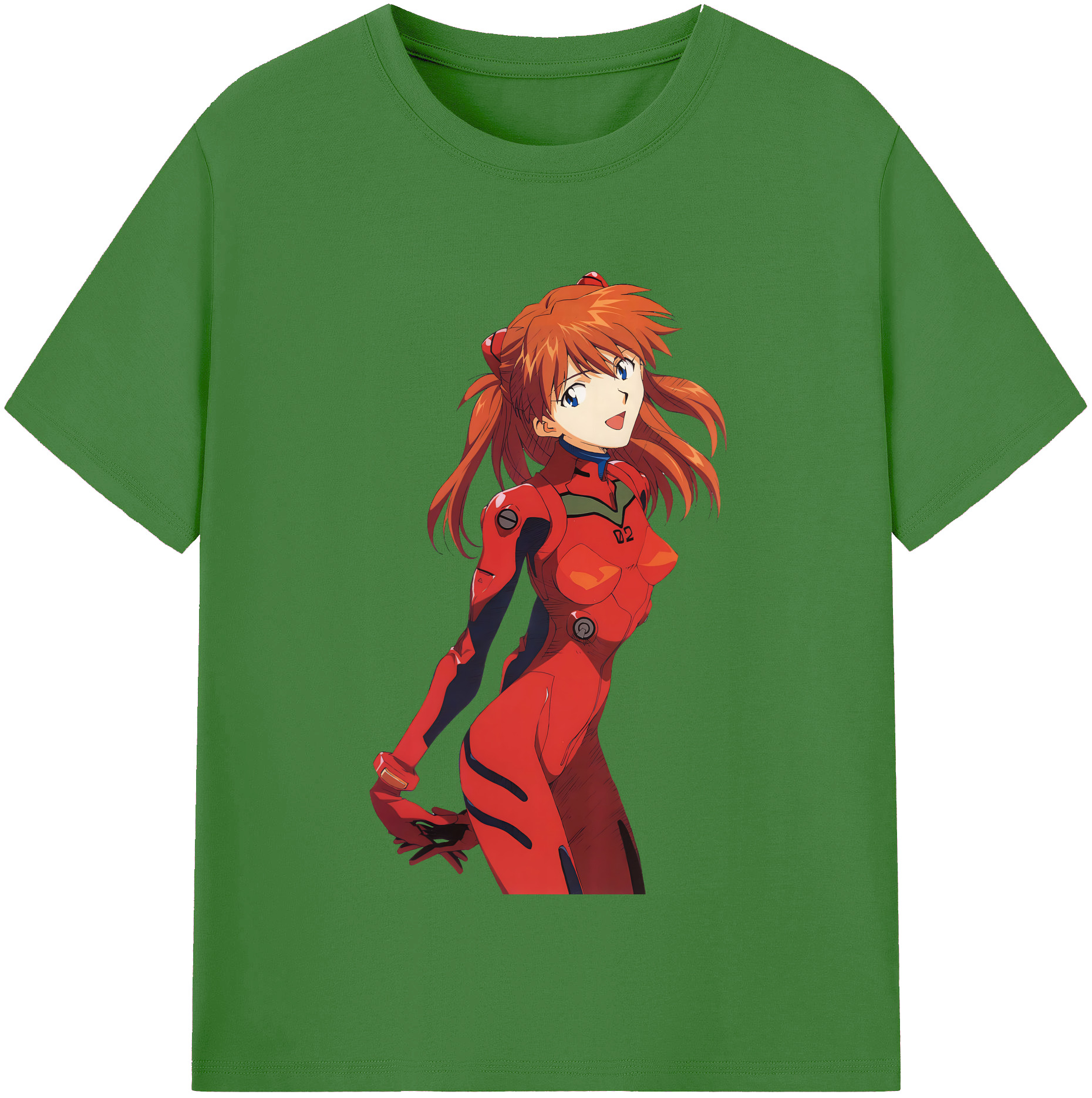 （画像用） EVA 新世紀エヴァンゲリオン レディースカジュアルプリントTシャツ（綿100％）